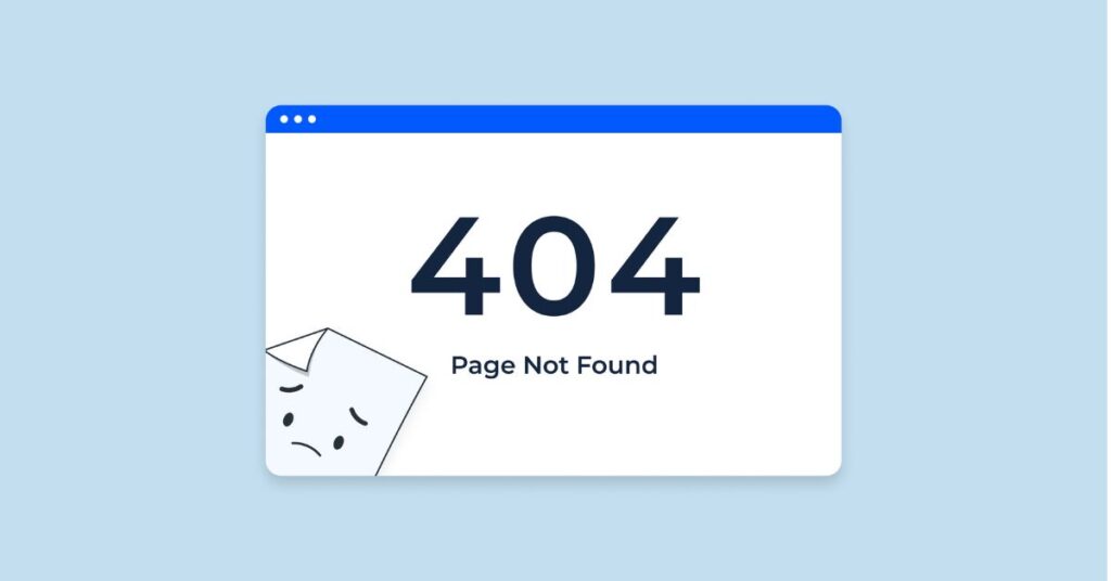 Error Code 404: Page Not Found