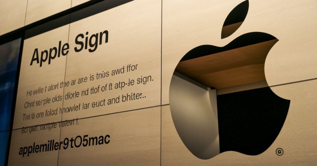 Key Features of Apple Sign AppleMiller9to5Mac